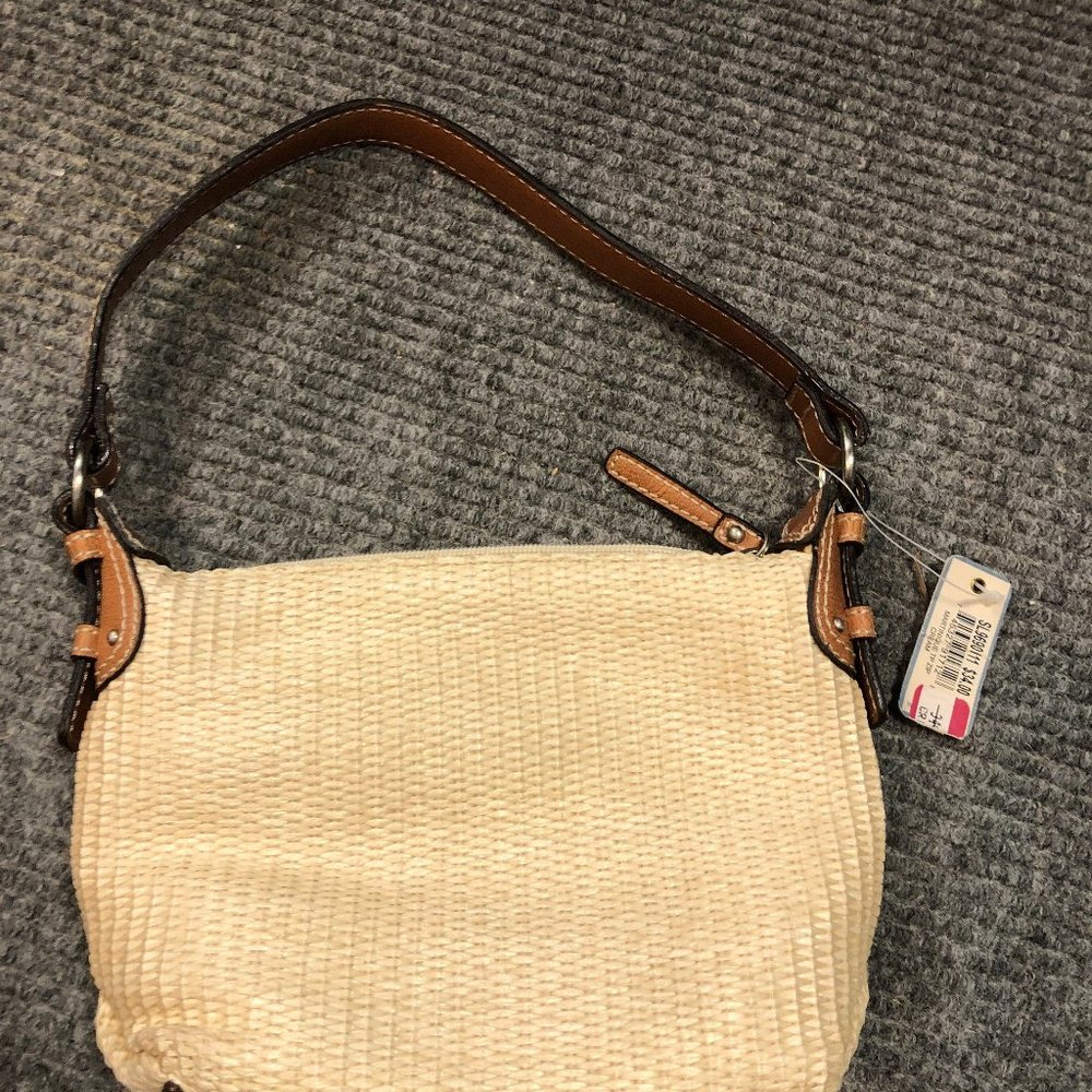 Fossil woven small bag